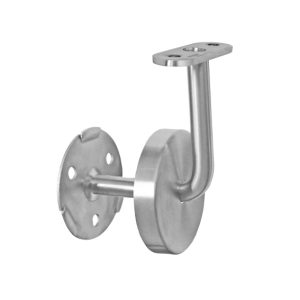 Support contre un mur inox 304  - platine pour tube diam 42,4