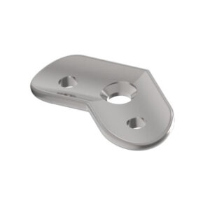 Platine à visser  45° inox 304