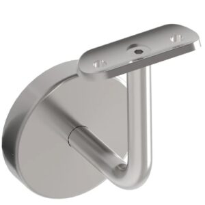 Support contre un mur inox 304  - platine pour tube diam 42,4